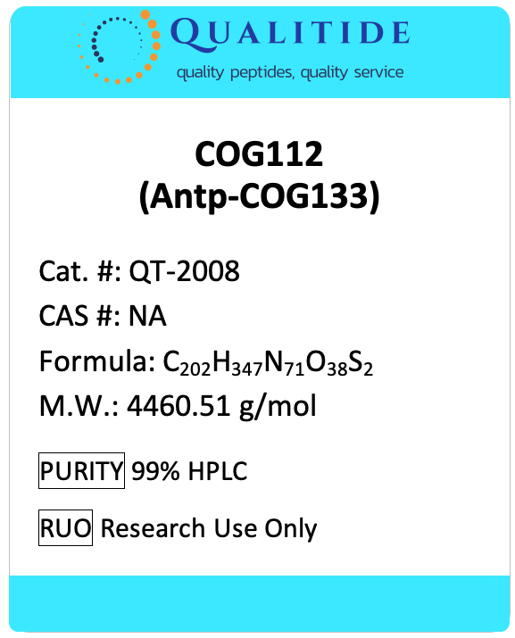 COG112, ApoE Mimetic Peptide