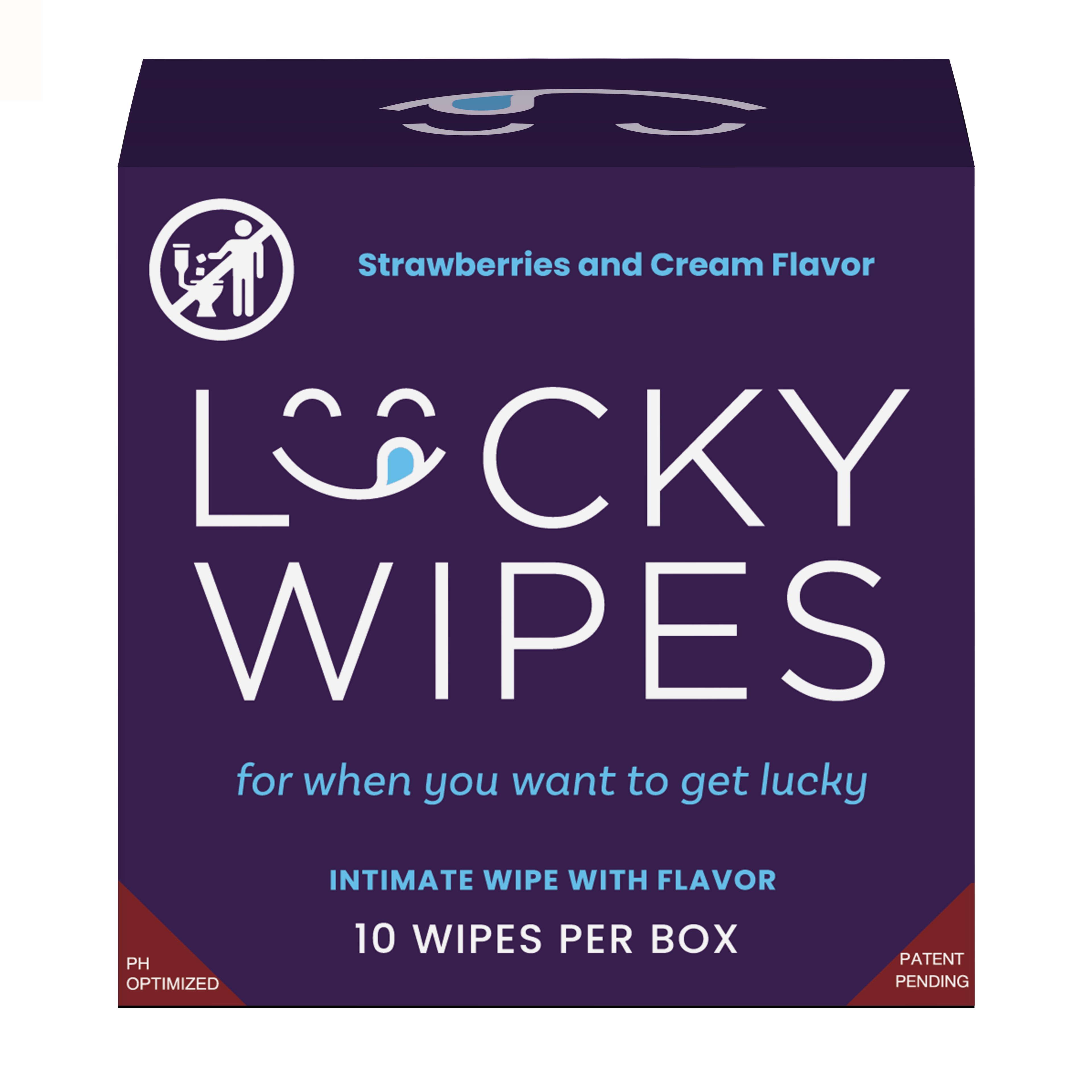 Strawberries and Cream Flavored Men's Wipes