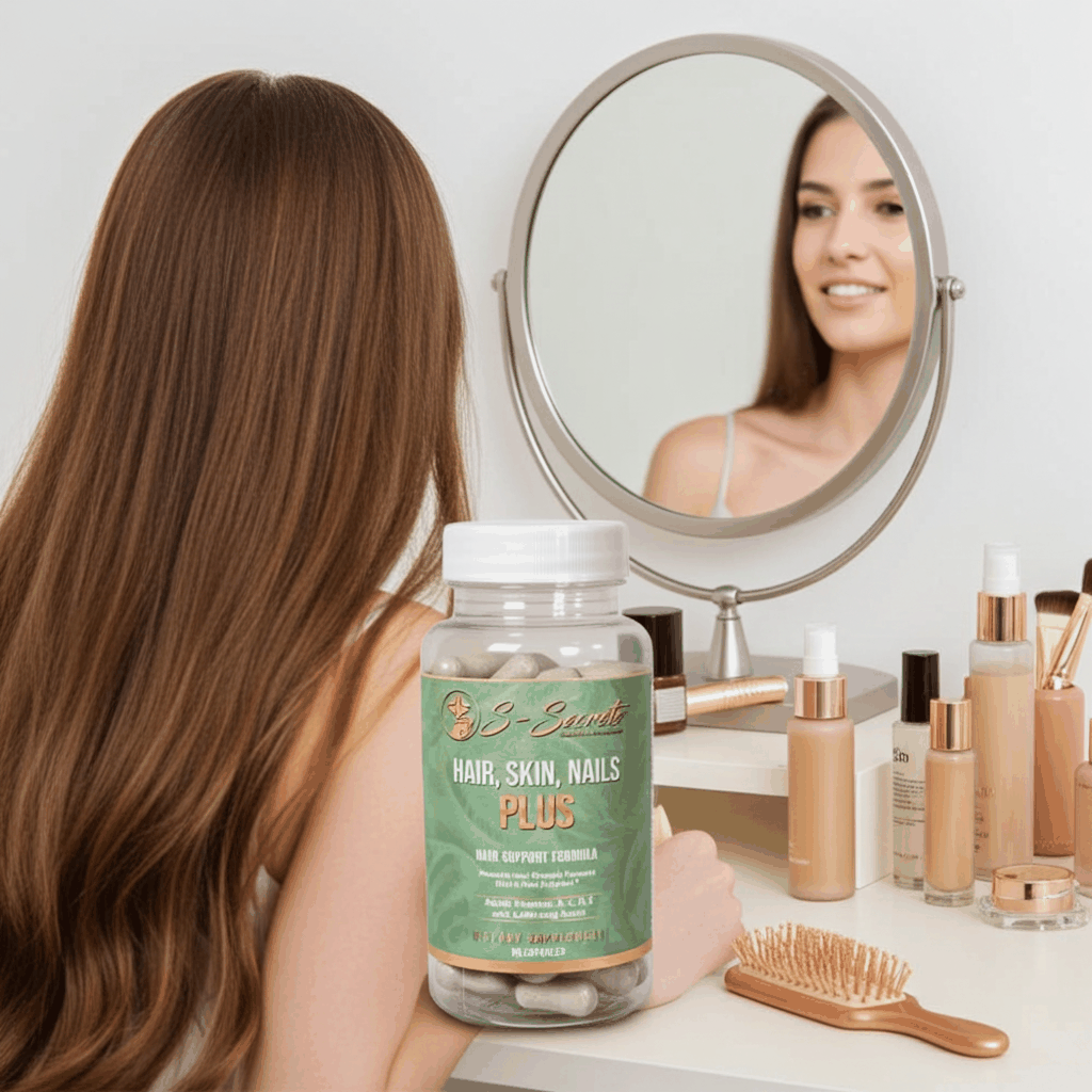 Biotin for Hair Skin Nails - Extra Strength 5000mcg Supplement with Vitamins A, C, D, E & Zinc