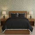 Black & White Border Frame Duvet Cover Set