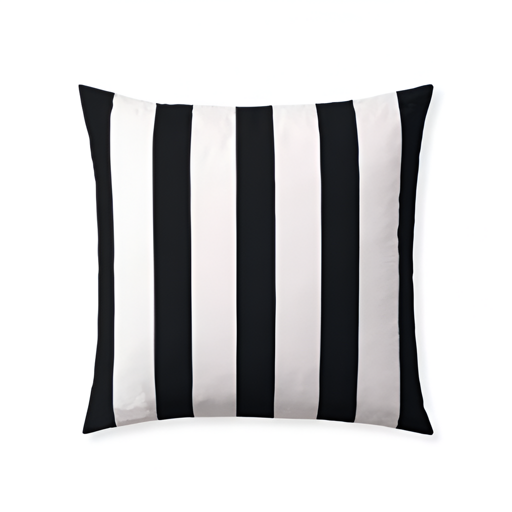 400TC Stripe Border Frame Cotton Sateen Duvet Cover Set