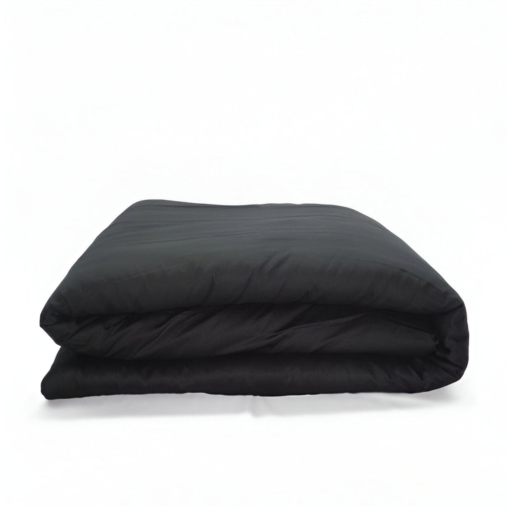 400TC Sateen Solid Cotton Round Duvet Cover Set