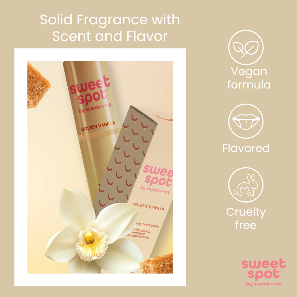 Golden Vanilla Flavored Solid Fragrance Stick Fragrance