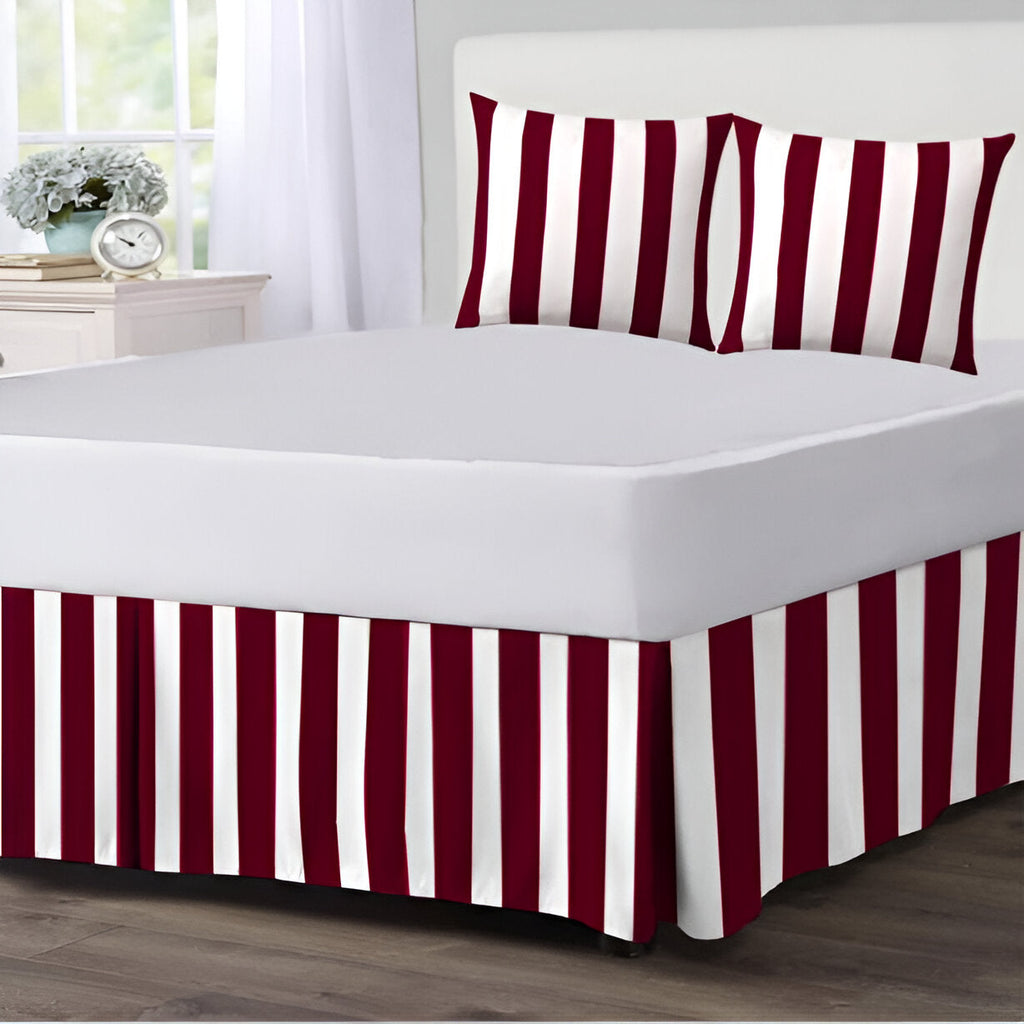 400TC Stripe Border Frame Cotton Sateen Duvet Cover Set