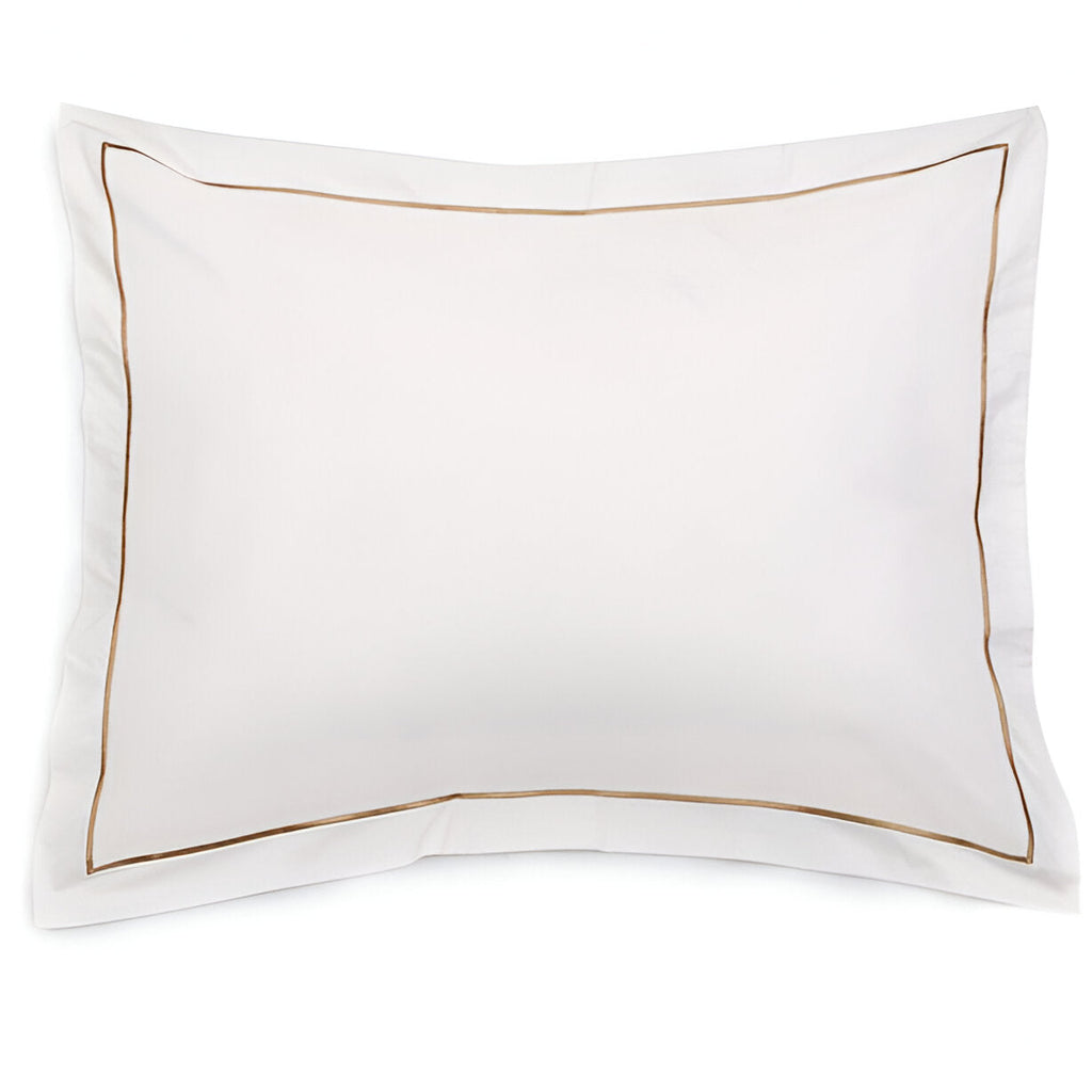 400TC Single Embroidery Sateen Solid Cotton Round Duvet Cover Set
