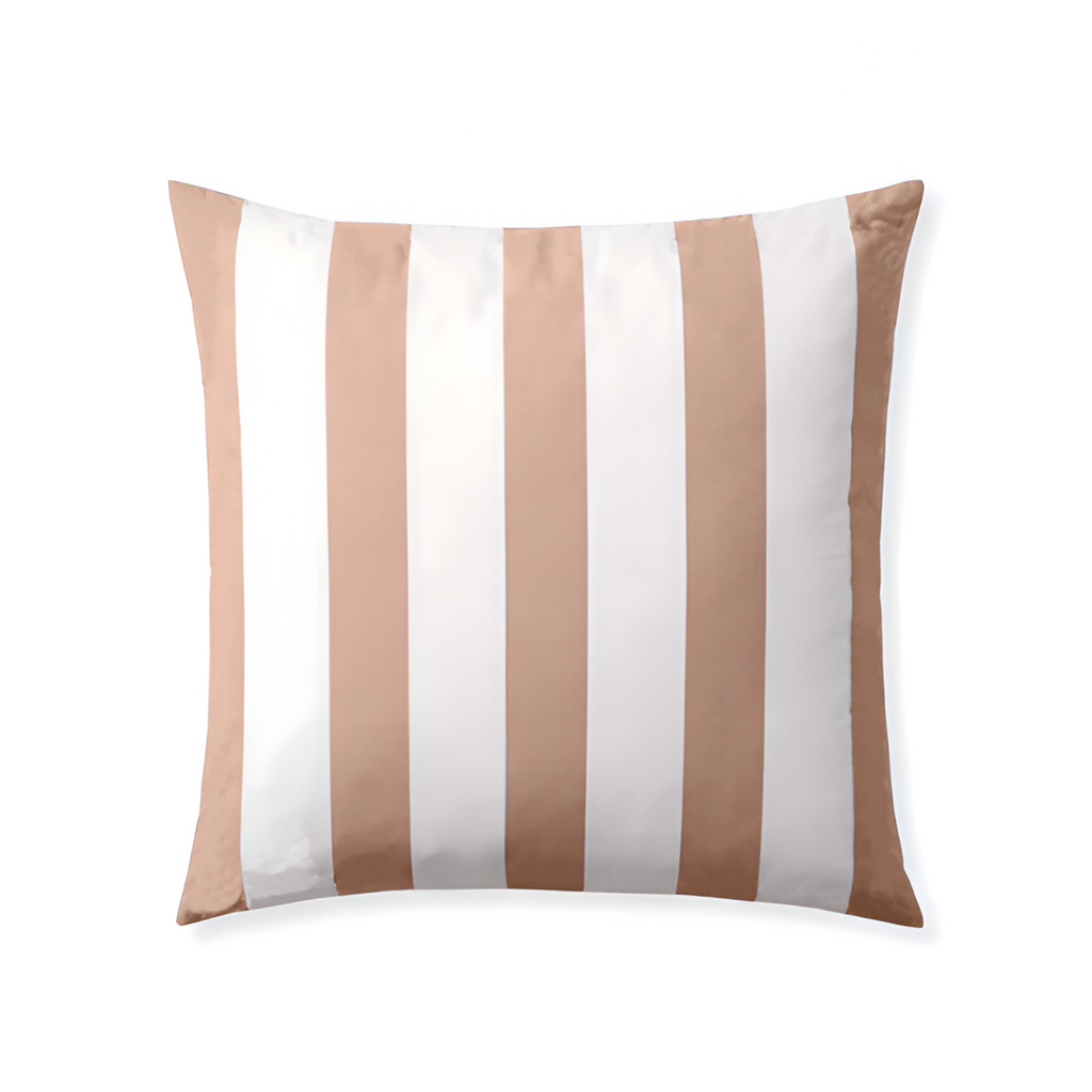 400TC Stripe Border Frame Cotton Sateen Duvet Cover Set